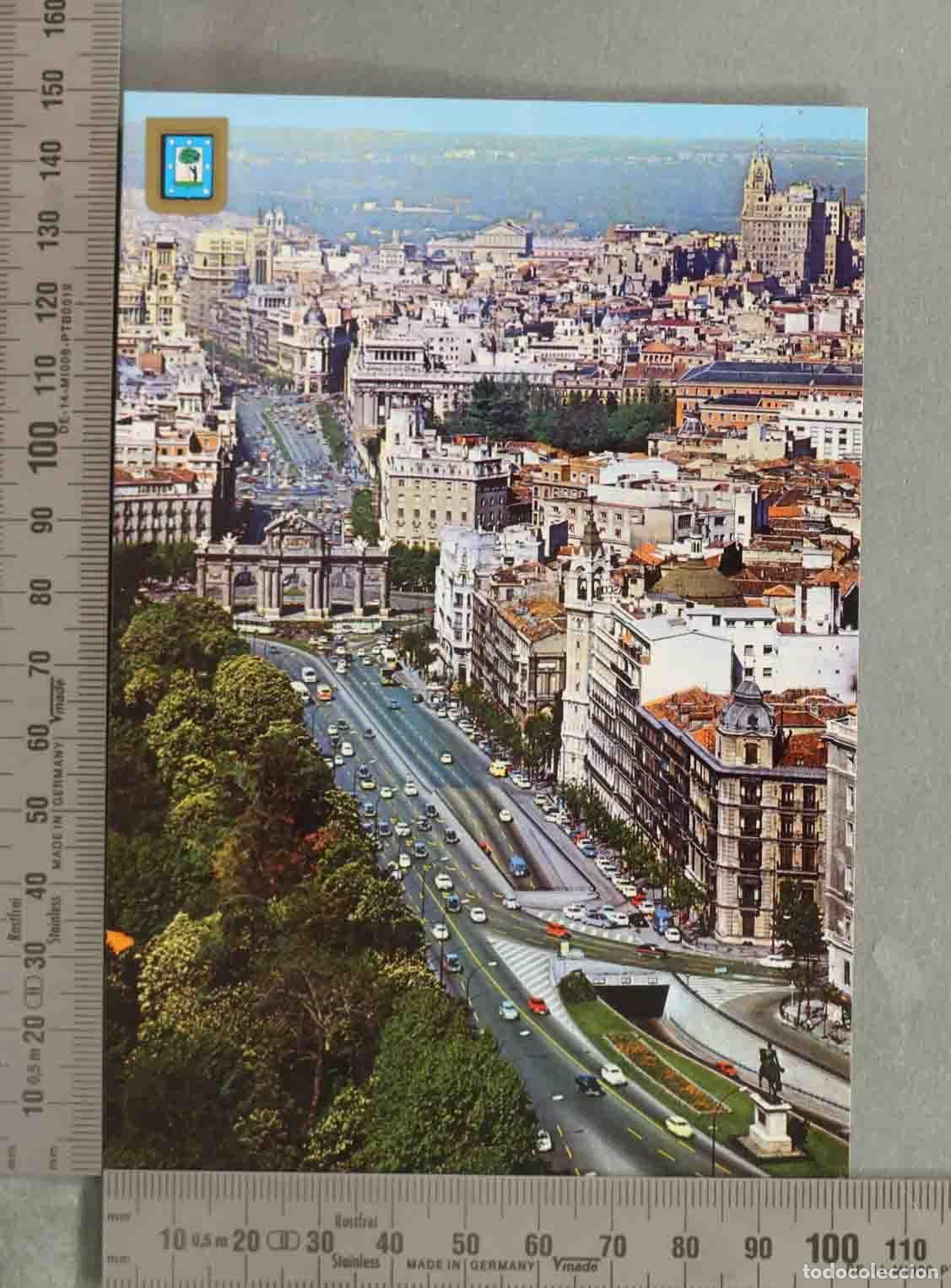 Postales: POSTAL. Madrid - Puerta de Alcal&aacute; - Calle de Alcal&aacute;