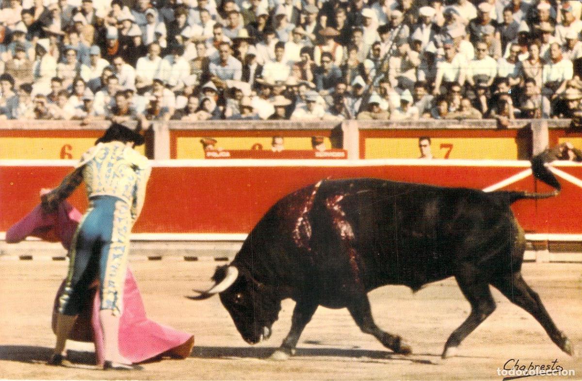 Postcards: Postal Taurina Lance de Capa por Chapresto Corrida de Toros