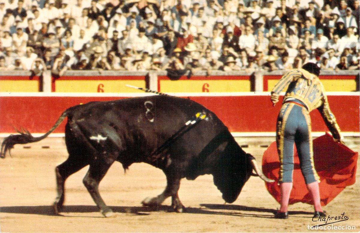 Postales: Postal de Corrida de Toros Pase con la Derecha