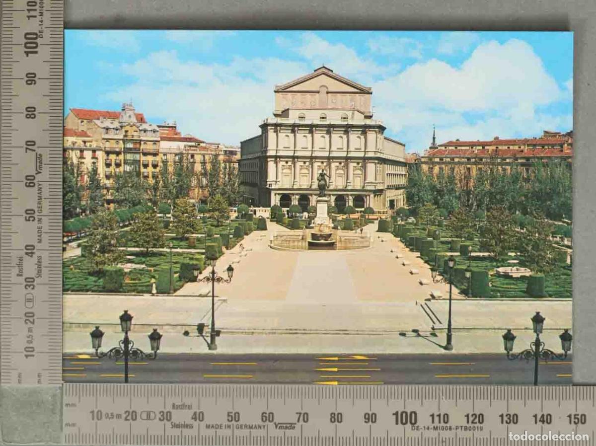 Postales: POSTAL. Teatro Real de Madrid - Plaza de Oriente -
