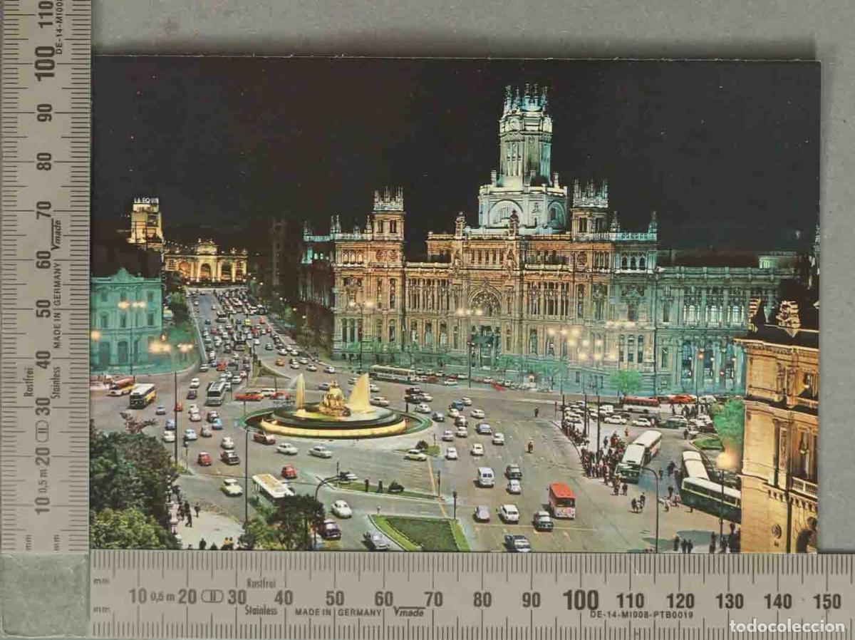 Postales: POSTAL. MADRID. nocturna cibeles