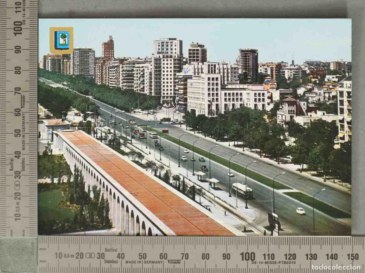 Postcards: POSTAL. Madrid Avenida del General&iacute;simo Castellana MADRID