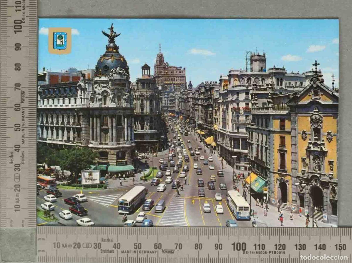 Postales: POSTAL. MADRID. El F&eacute;nix y Avenida Jos&eacute; Antonio Le Phenix et Avenue Jos&eacute; Antonio The Phoenix and Jo