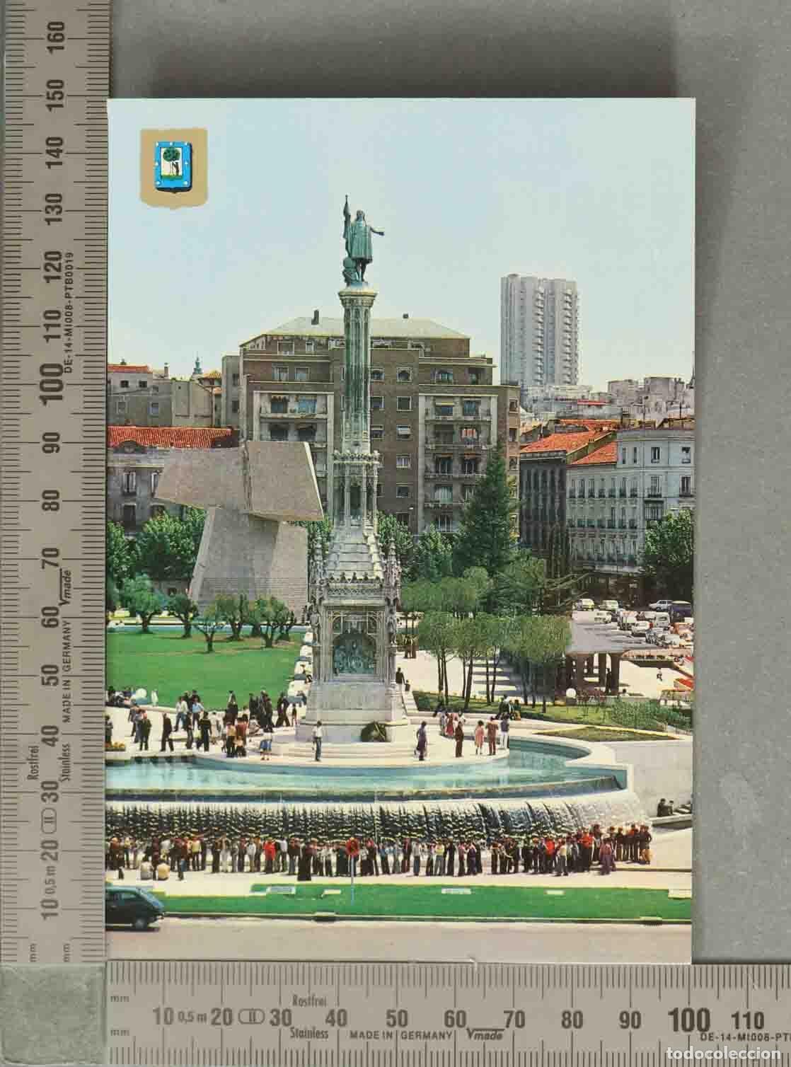 Postales: POSTAL. Madrid - Monumento a Col&oacute;n