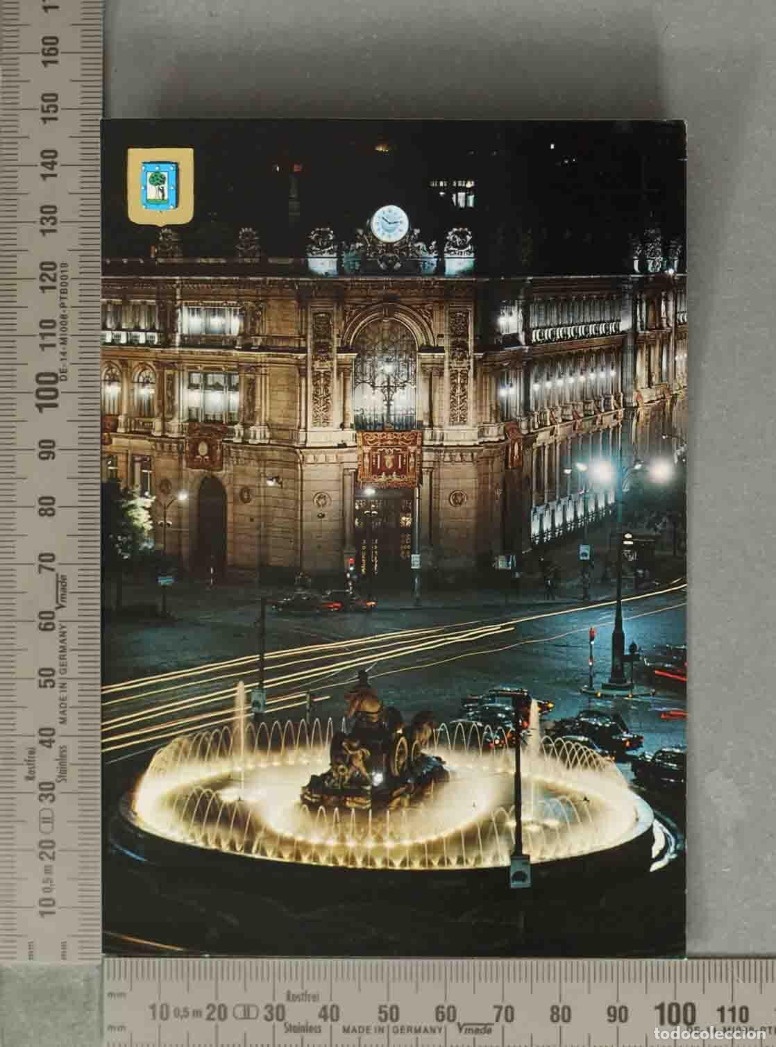 Postales: POSTAL. MADRID. La Cibeles. Vista nocturna