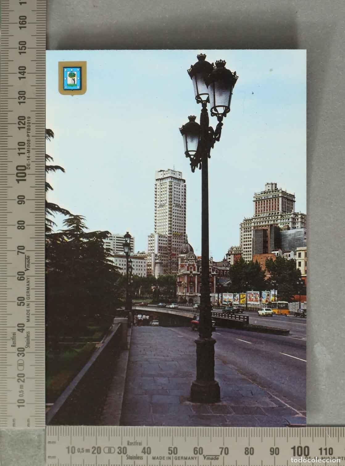 Postales: POSTAL. Madrid. Plaza de Espa&ntilde;a. Edificios de la Torre Madrid y Espa&ntilde;a -