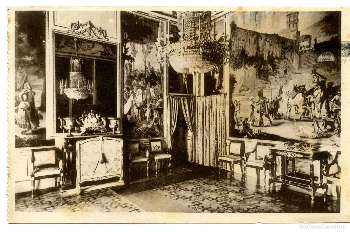 Postales: Postal Palacio de El Pardo Sala n&ordm; 53 Tocador de la Reina Fot. Hauser y Menet. Circulada