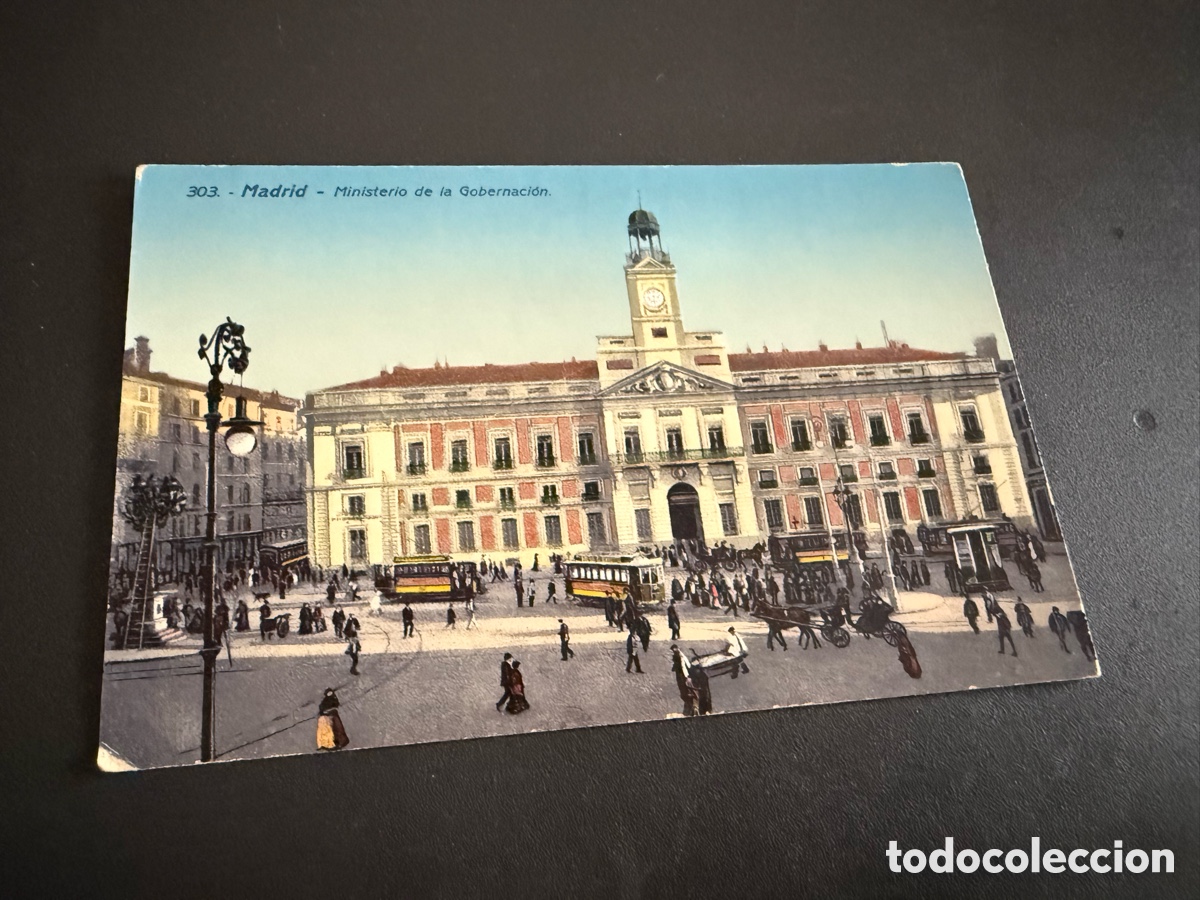 Postales: Postal MADRID. Ministerio de Gobernaci&oacute;n. Uni&oacute;n Postal