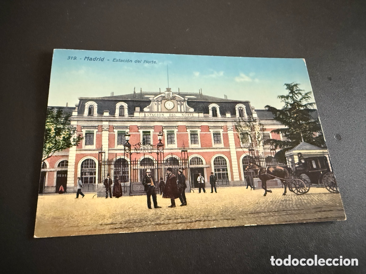 Postales: Postal MADRID. Estaci&oacute;n del Norte. Uni&oacute;n postal