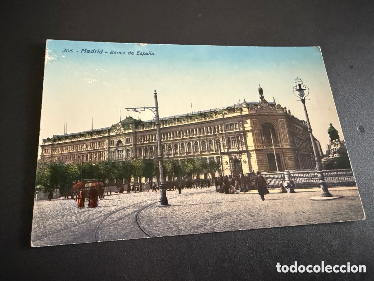 Postales: Postal MADRID. Banco de Espa&ntilde;a. Uni&oacute;n Postal