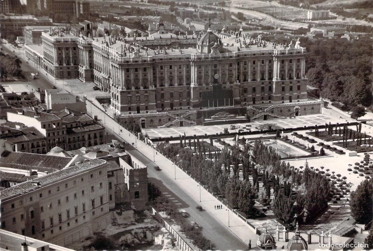 Postales: Postal Madrid Palacio Nacional Vista Panor&aacute;mica Ediciones Garc&iacute;a Garrabella