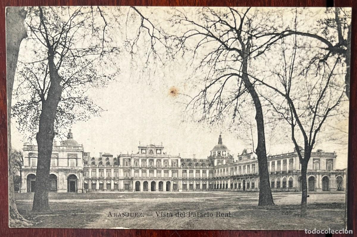 Postales: ARANJUEZ, VISTA DEL PALACIO REAL, LACOSTE, COLECCION ESPA&Ntilde;A MONUMENTAL E HISTORICA SERIE VII N&ordm; 42