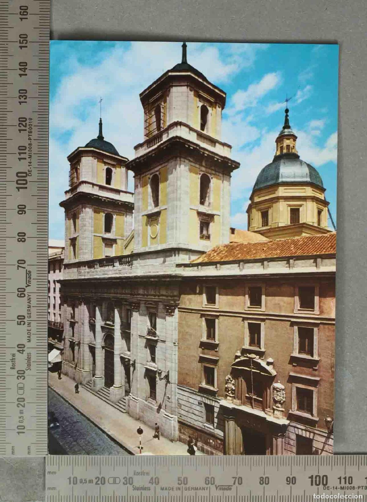 Postales: POSTAL. Madrid - Colegiata de San Isidro - Fachada principal y torres