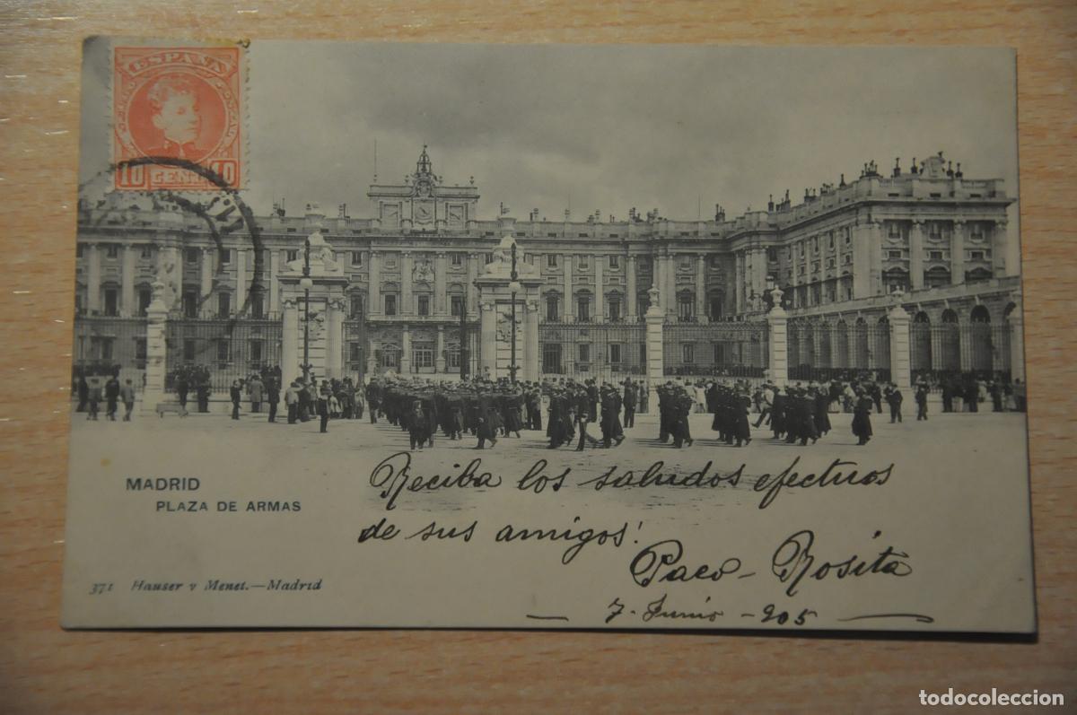 Postales: postal madrid, plaza de armas, hauser y menet 371