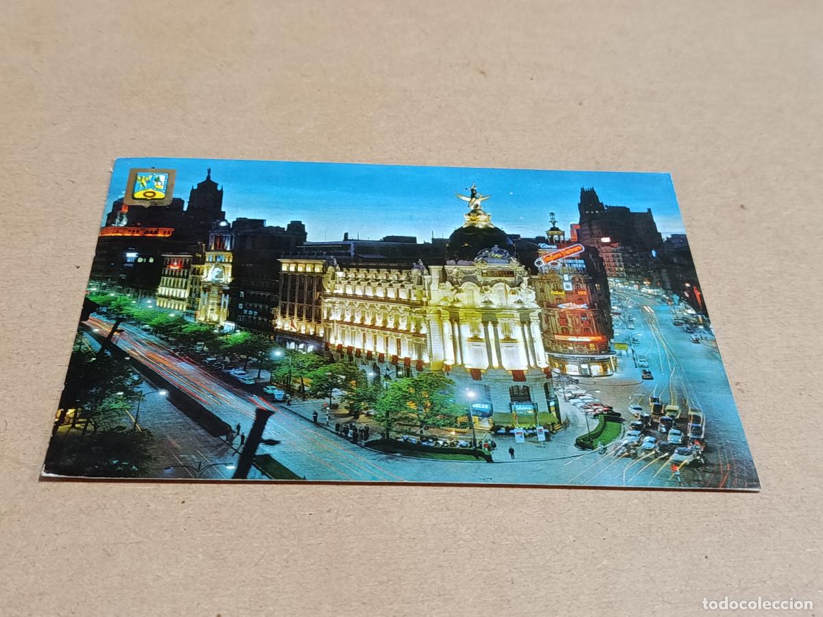 Postales: COMUNIDAD DE MADRID - POSTAL MADRID -EDIFICIO F&Eacute;NIX, CALLE DE ALCAL&Aacute; Y AVDA DE JOS&Eacute; ANTONIO-NOCTURNA