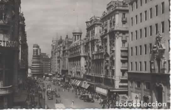 Postales: MADRID SIN ESCRIBIR AVENIDA DE JOSE ANTONIO