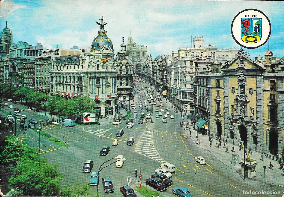 Postales: [POSTAL] Avenida de Jos&eacute; Antonio. Madrid (sin circular)