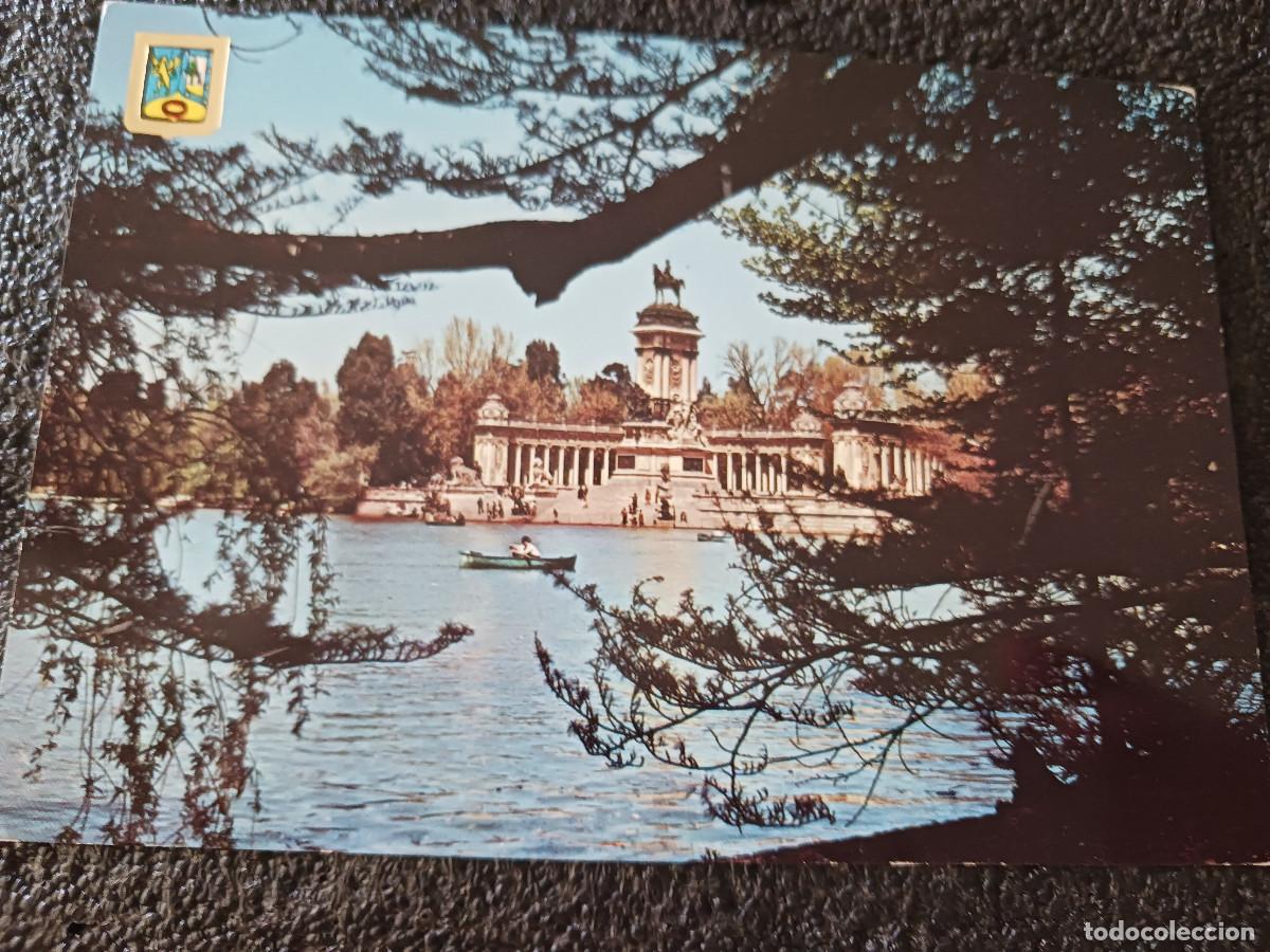 Postales: 77 madrid, estanque del retiro, ed. dominguez, escrita 1964