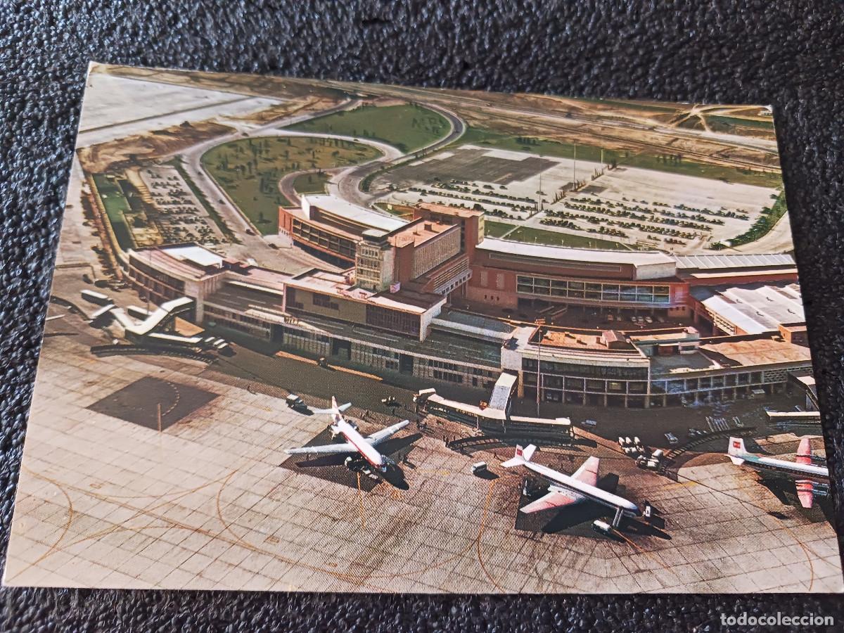Postales: 171 madrid, aeropuerto transoceanico de barajas, ed. garrabella, circulada 1969