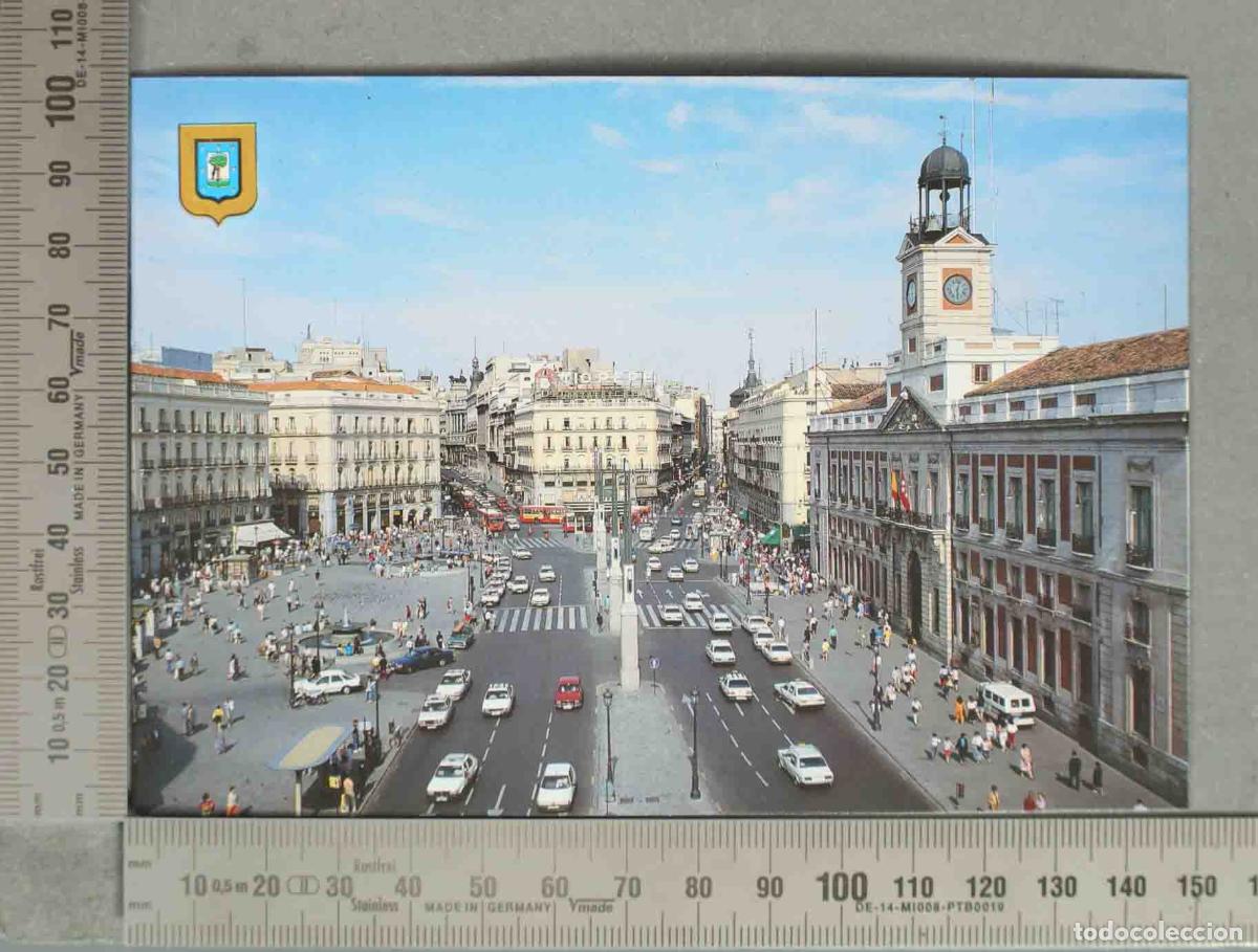 Cartoline: POSTAL. Madrid - Puerta del Sol - Vista general