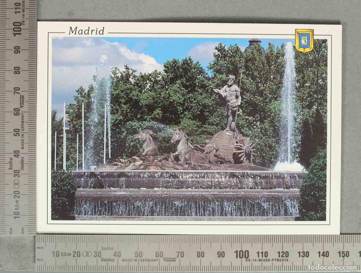 Cartoline: POSTAL. Madrid - Fuente de Neptuno