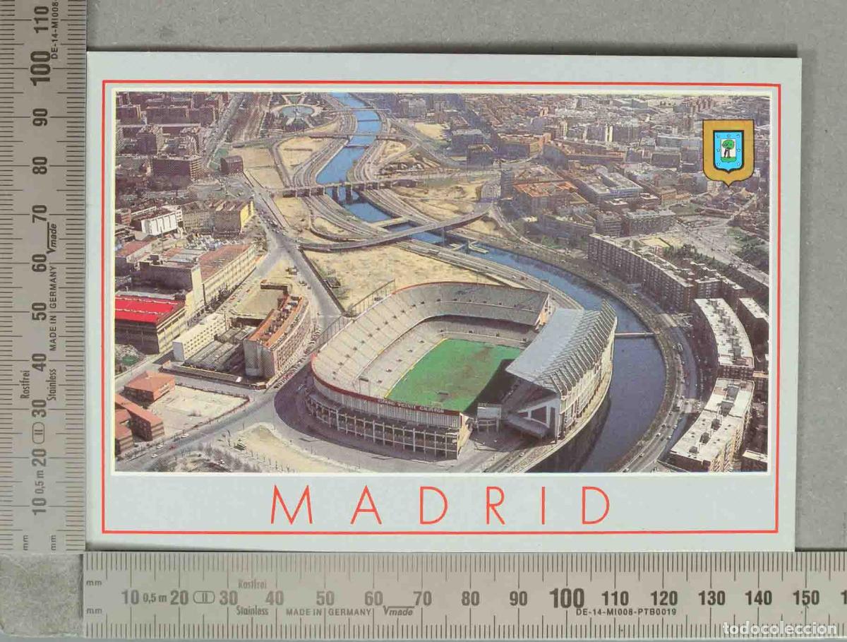 Cartoline: POSTAL. Madrid - Estadio Vicente Calder&oacute;n - Atl&eacute;tico de Madrid
