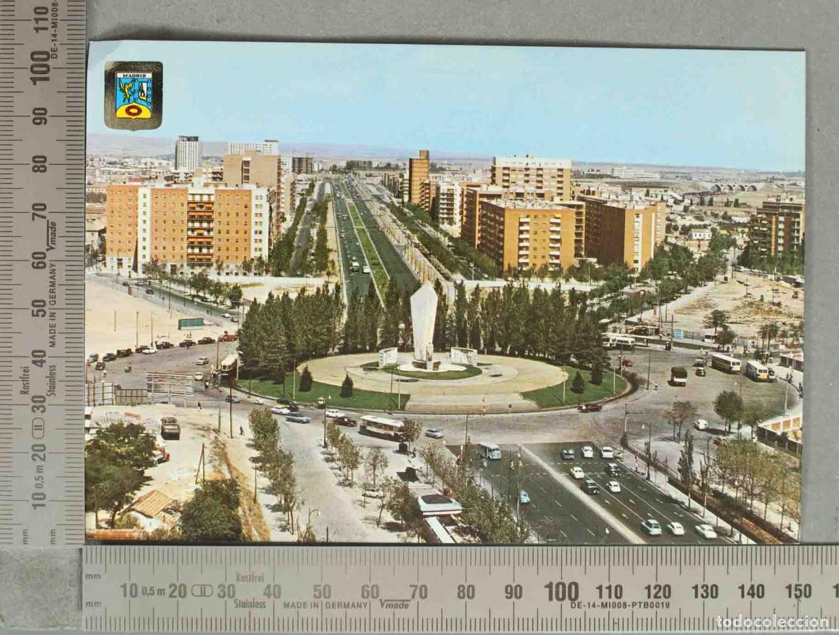 Cartoline: POSTAL. Madrid - Plaza de Castilla - Vista a&eacute;rea - Ediciones Alarde