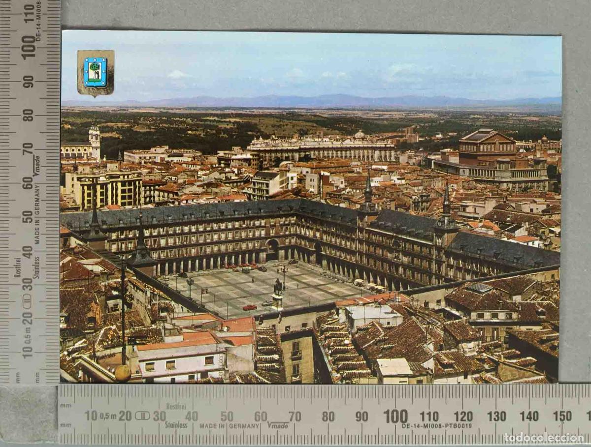 Postcards: POSTAL. Madrid - Plaza Mayor - Vista a&eacute;rea