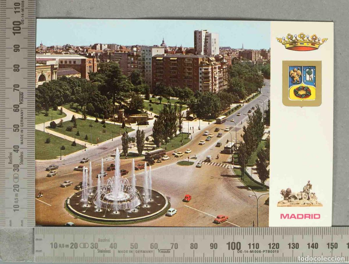 Postcards: POSTAL. Madrid - Plaza de San Juan de la Cruz - Paseo de la Castellana