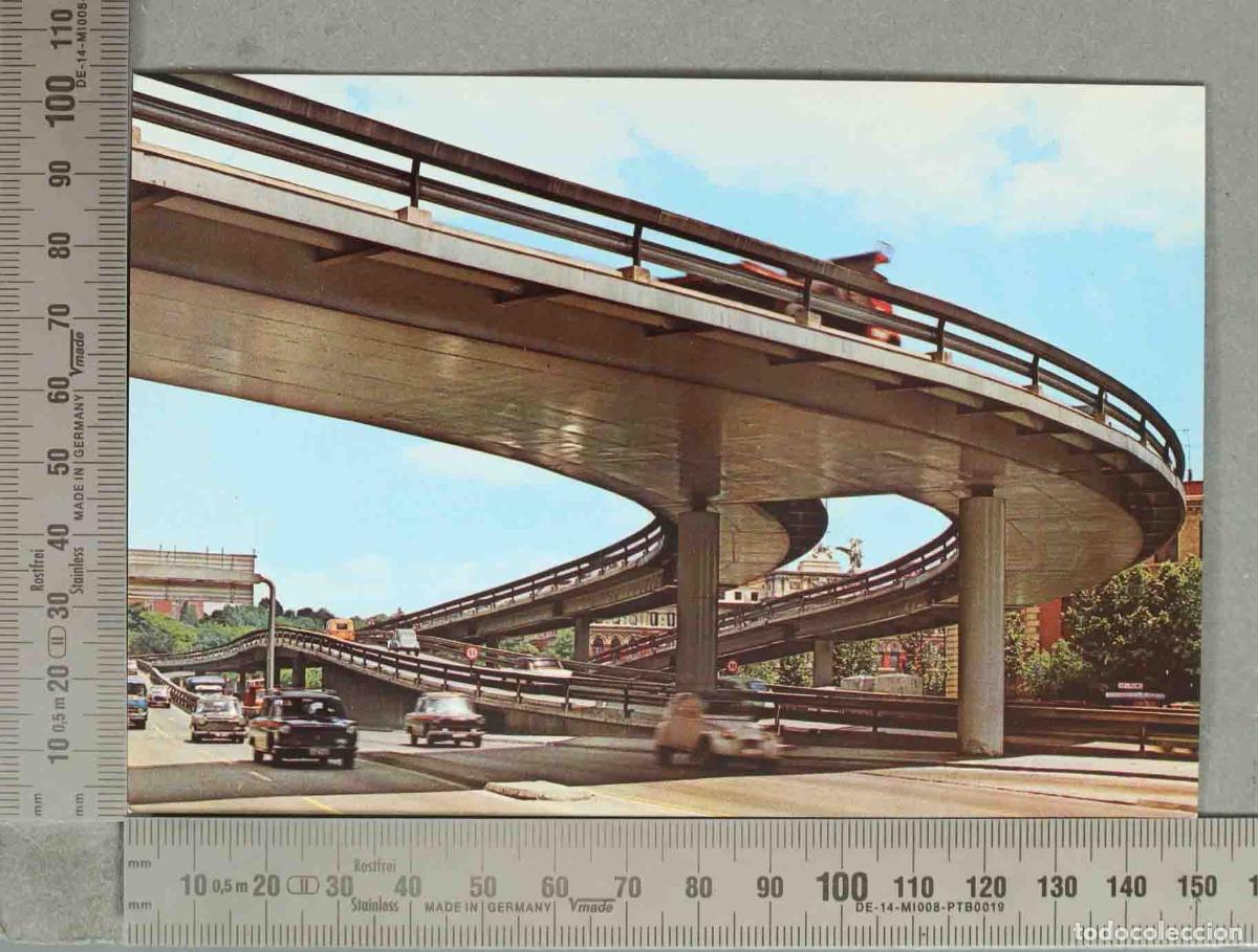 Postales: POSTAL. Madrid - Plaza del Emperador Carlos V - Glorieta de Atocha - Scalextric -