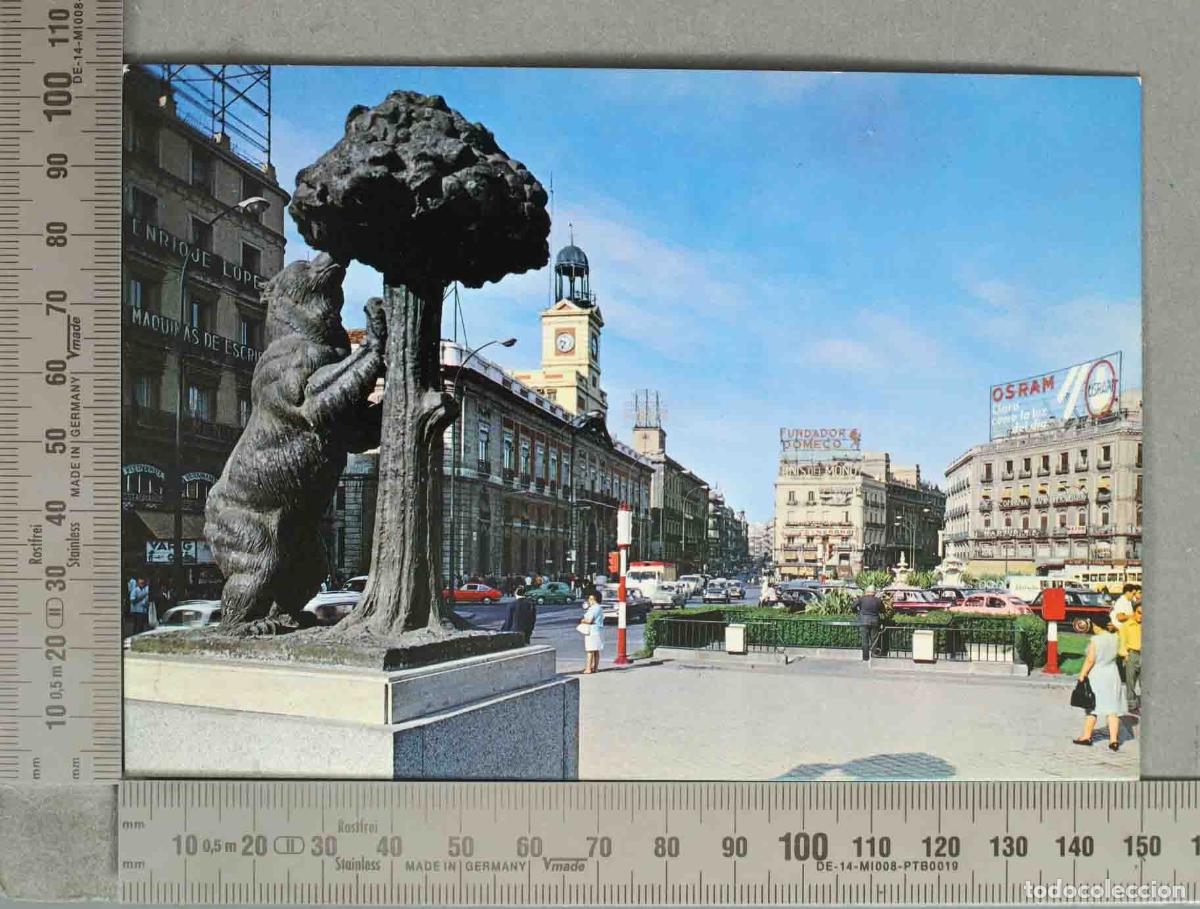 Postales: POSTAL. Madrid - Puerta del Sol - El Oso y el Madro&ntilde;o