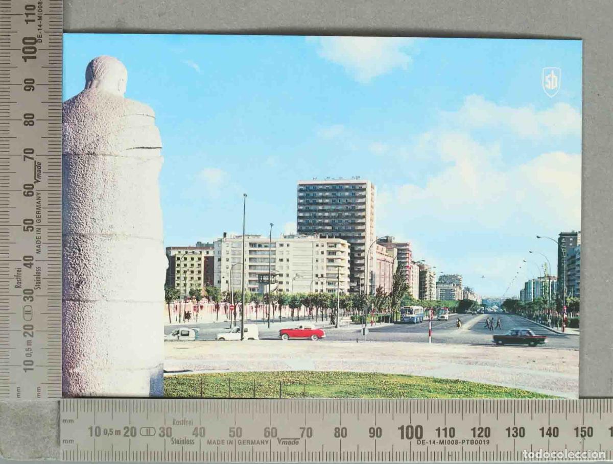 Postales: POSTAL. Madrid - Avda. del General&iacute;simo desde la plaza de Castilla