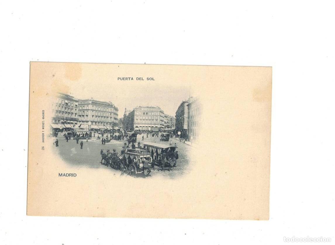 Postales: MADRID. 24 HAUSER Y MENET. PUERTA DEL SOL - Foto 1