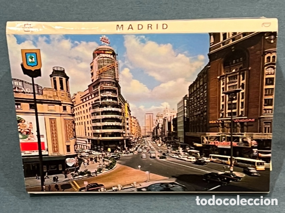 Postales: Postales de racimo (10). Madrid. L. Dom&iacute;nguez. A&ntilde;os 70.