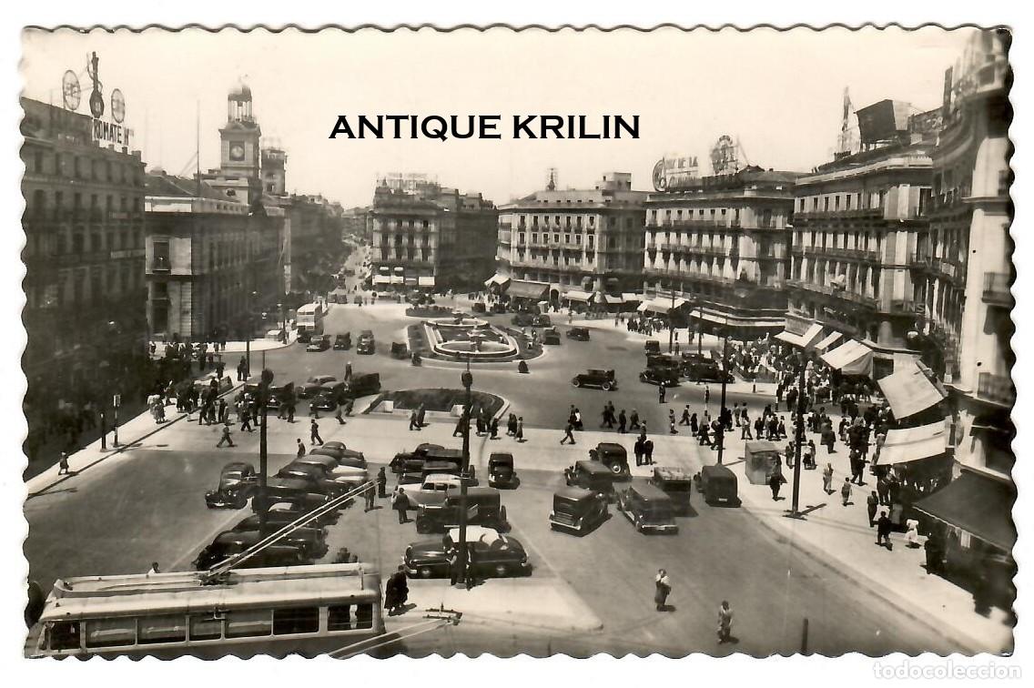 Postales: MADRID N&ordm; 1 PUERTA DEL SOL / EDICIONES F. MOLINA / FRANQUEADA