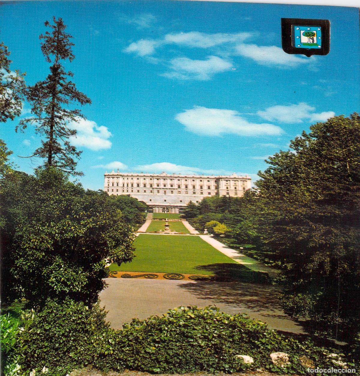 Postales: Postal Campo del Moro y Palacio Real de Madrid