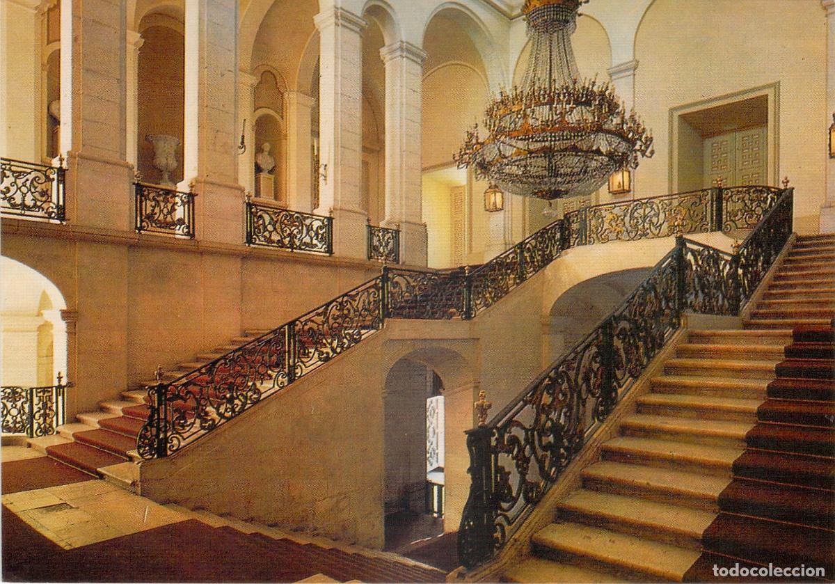 Postales: Postal Palacio Real de Aranjuez Escalera Principal