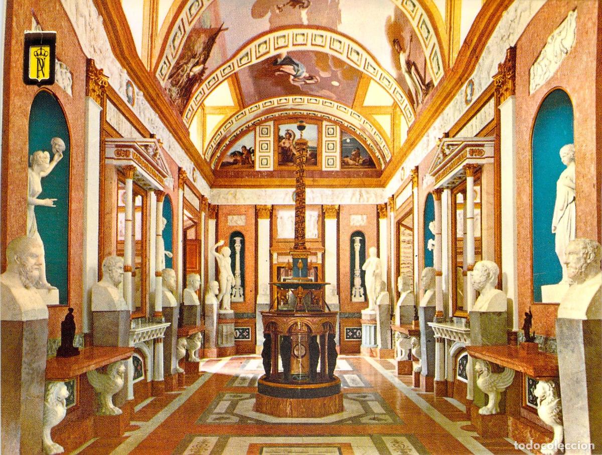Postales: Postal de la Galer&iacute;a de Estatuas, Real Casita del Labrador, Aranjuez