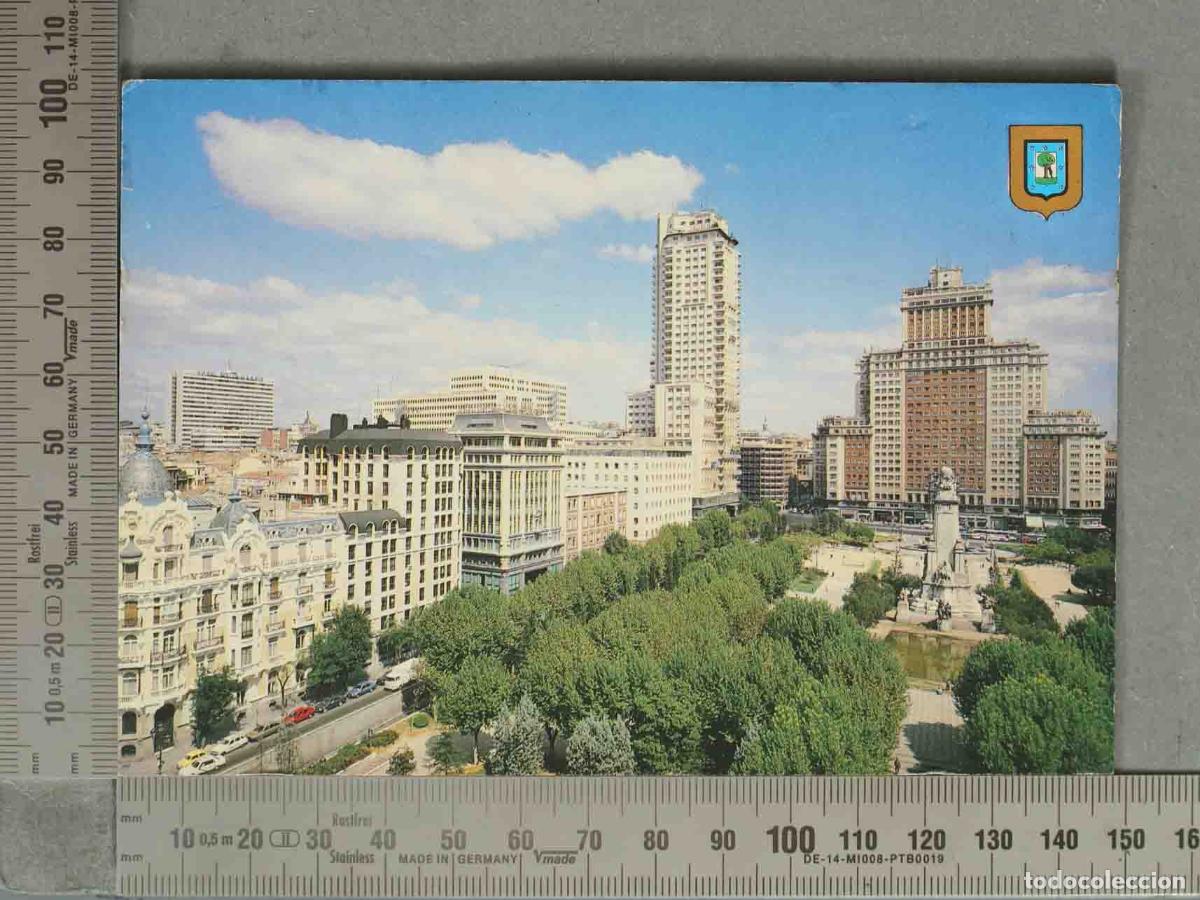 Postkarten: POSTAL. Plaza de Espa&ntilde;a, Torre de Madrid y Edificio Espa&ntilde;a