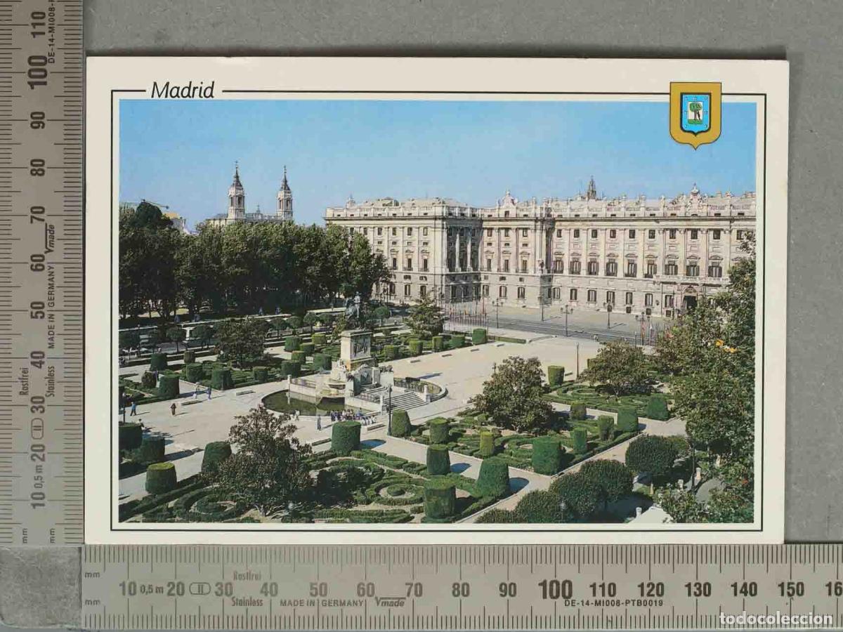 Postkarten: POSTAL. Madrid - Palacio Real y Jardines de Sabatini
