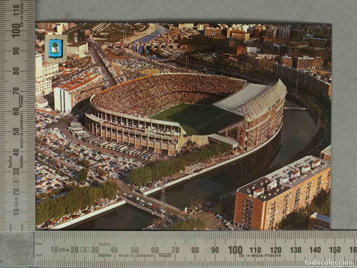 Postkarten: POSTAL. Madrid - Estadio Vicente Calder&oacute;n - Dom&iacute;nguez