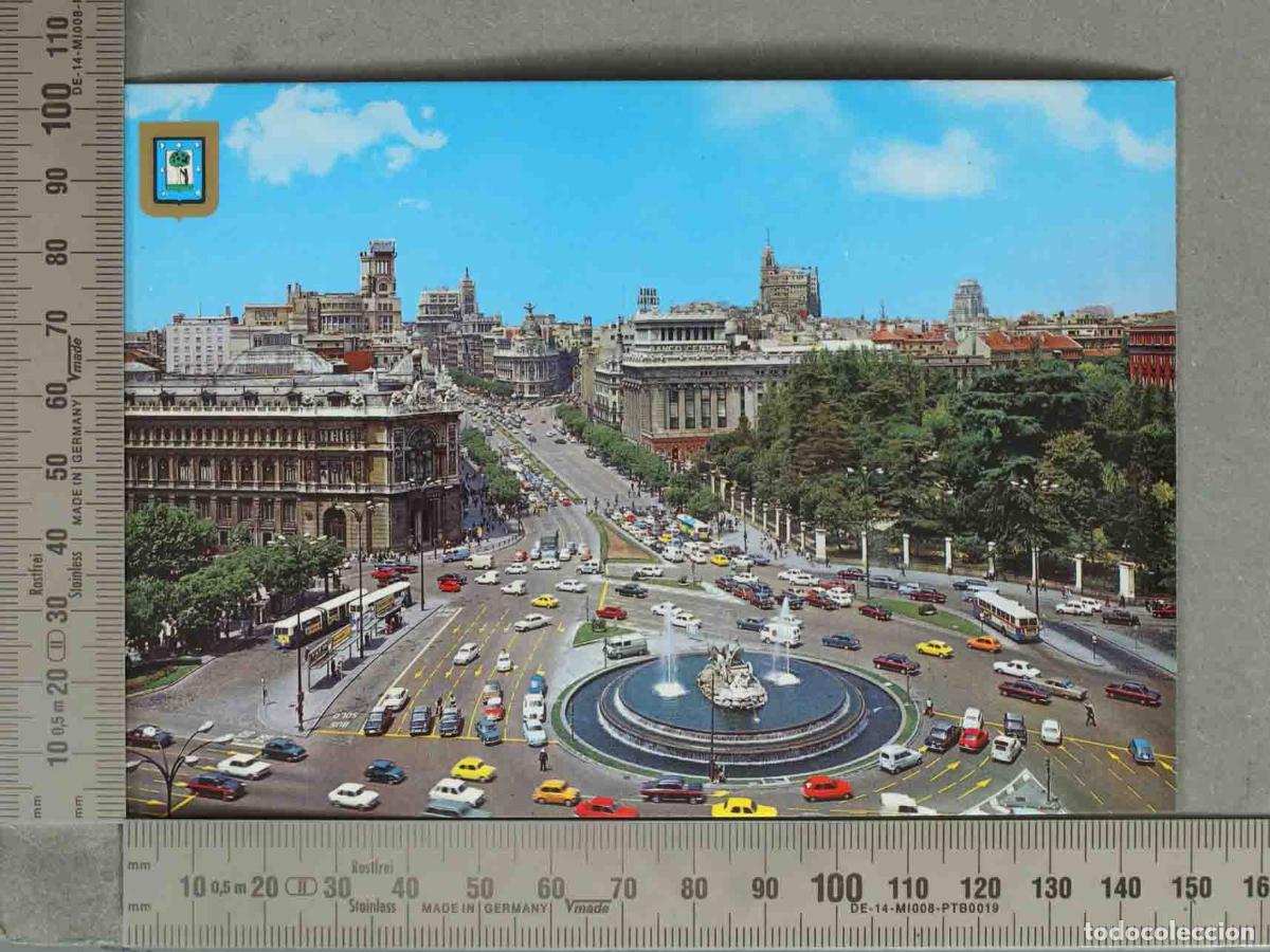 Cartoline: POSTAL. Madrid - La Cibeles - Dom&iacute;nguez