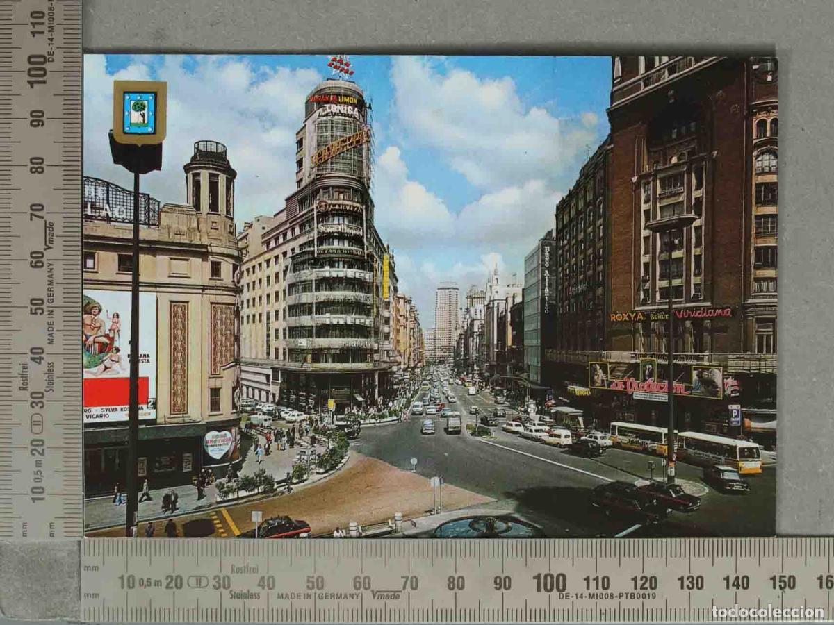 Cartoline: POSTAL. Madrid - Gran V&iacute;a