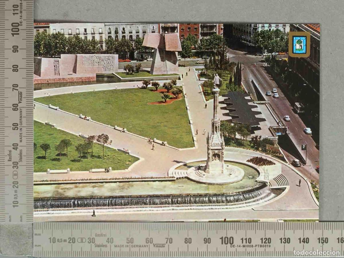 Postales: POSTAL. Madrid - Plaza de Col&oacute;n