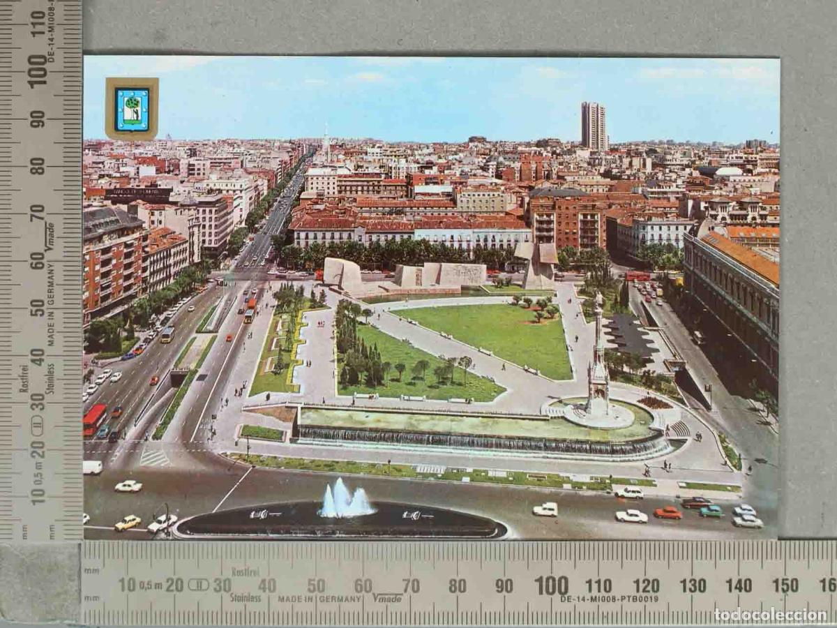 Postales: POSTAL.Madrid Capital Europea - Plaza de Col&oacute;n