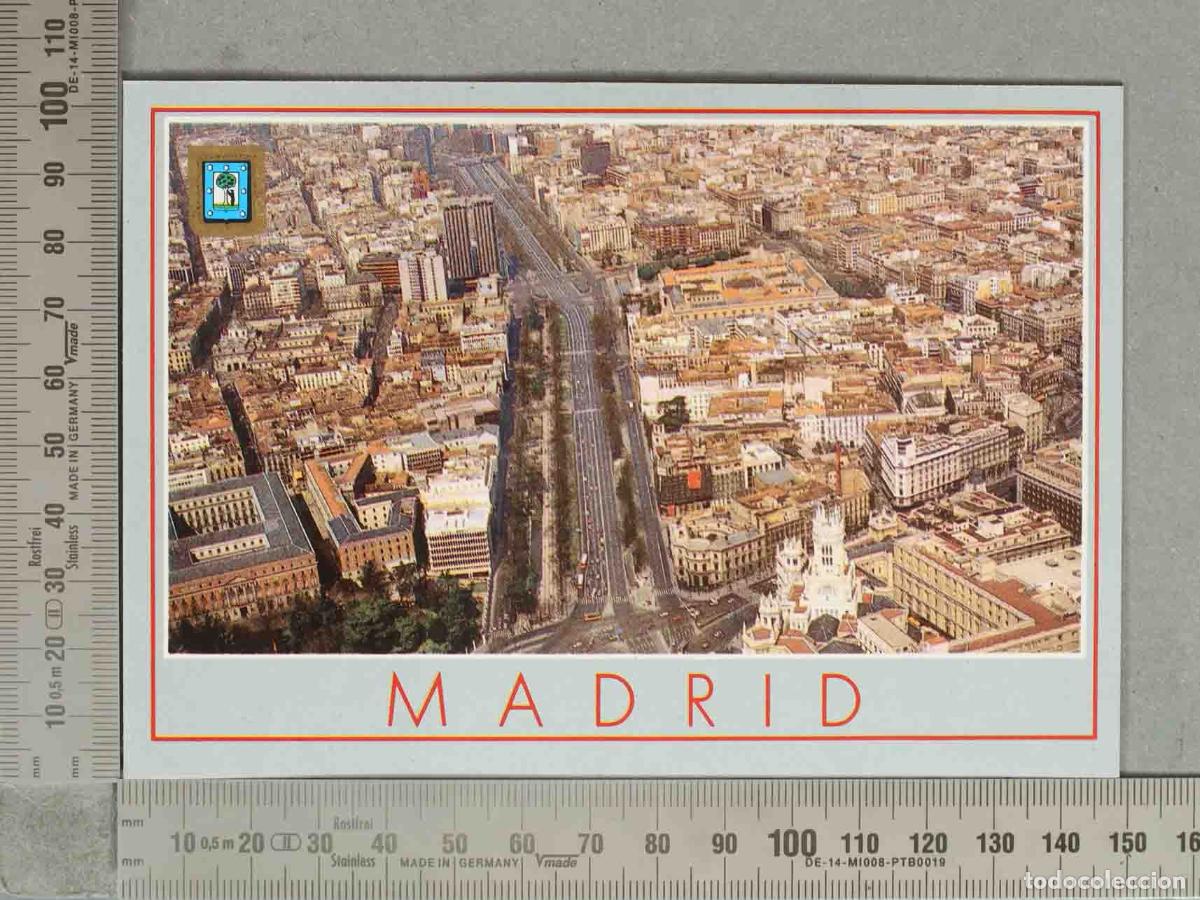 Postales: POSTAL. Madrid - Vista a&eacute;rea - CIBELES