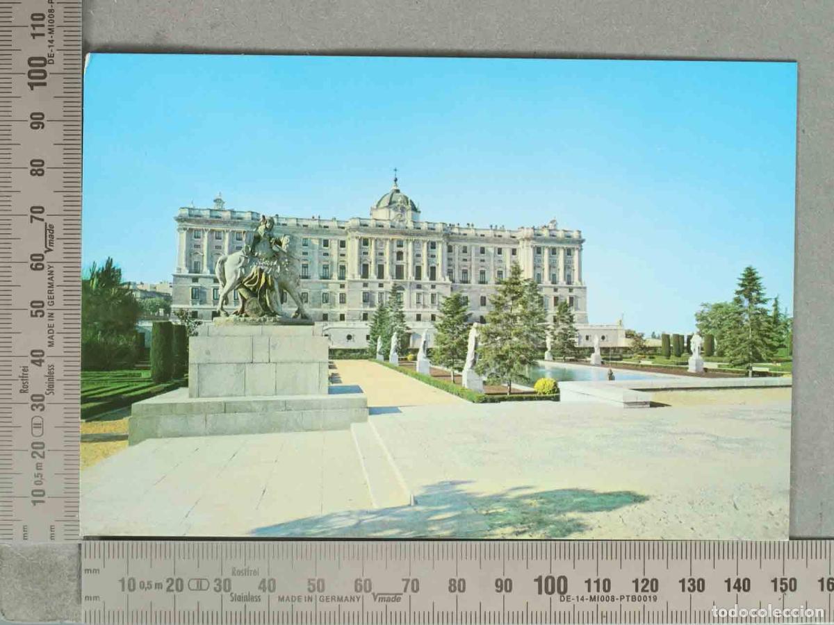 Postales: POSTAL. Palacio Real de Madrid - Jardines de Sabatini