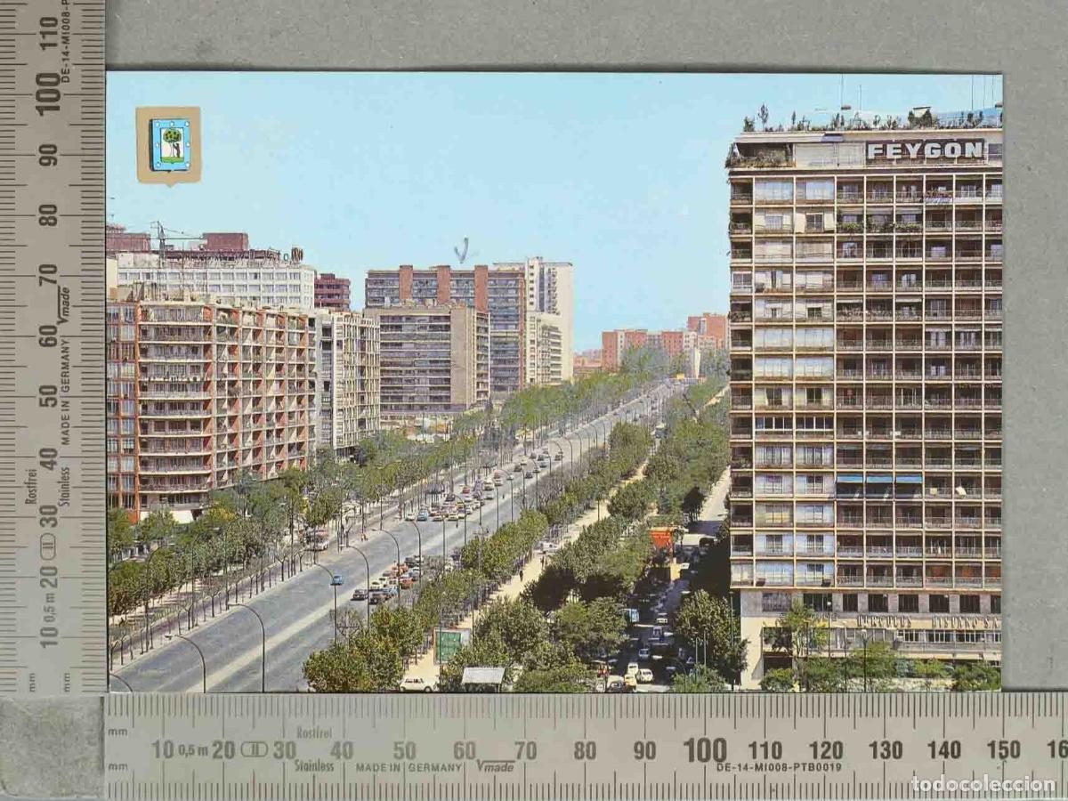 Postales: POSTAL. MADRID Plaza Col&oacute;n, jardines del Descubrimiento