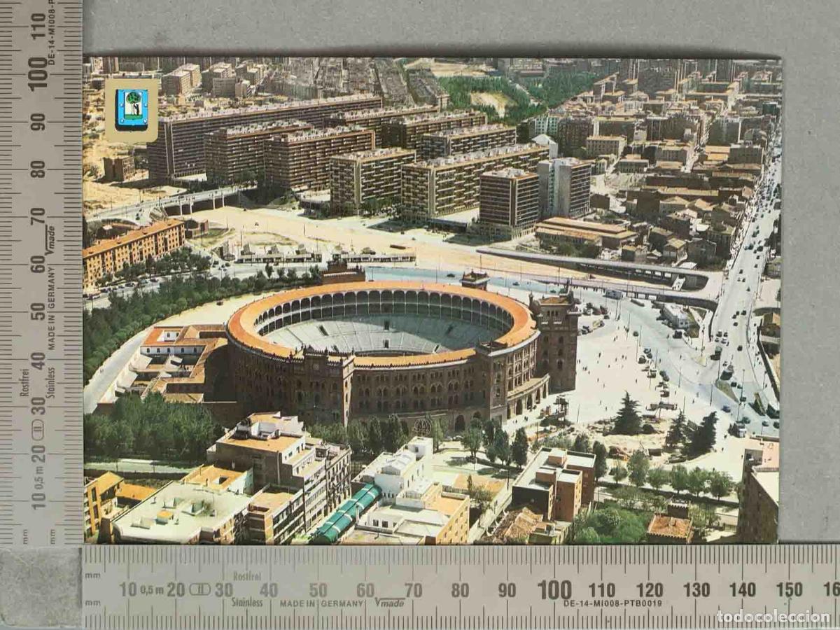 Postales: POSTAL. Madrid - Plaza de Toros de Las Ventas - Vista a&eacute;rea