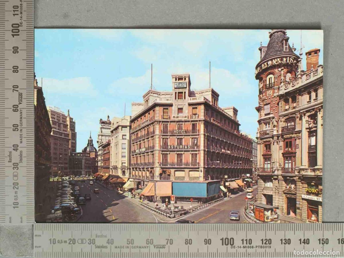 Postales: POSTAL. Madrid - Plaza de Canalejas - Calle de Sevilla - Carrera de San Jer&oacute;nimo